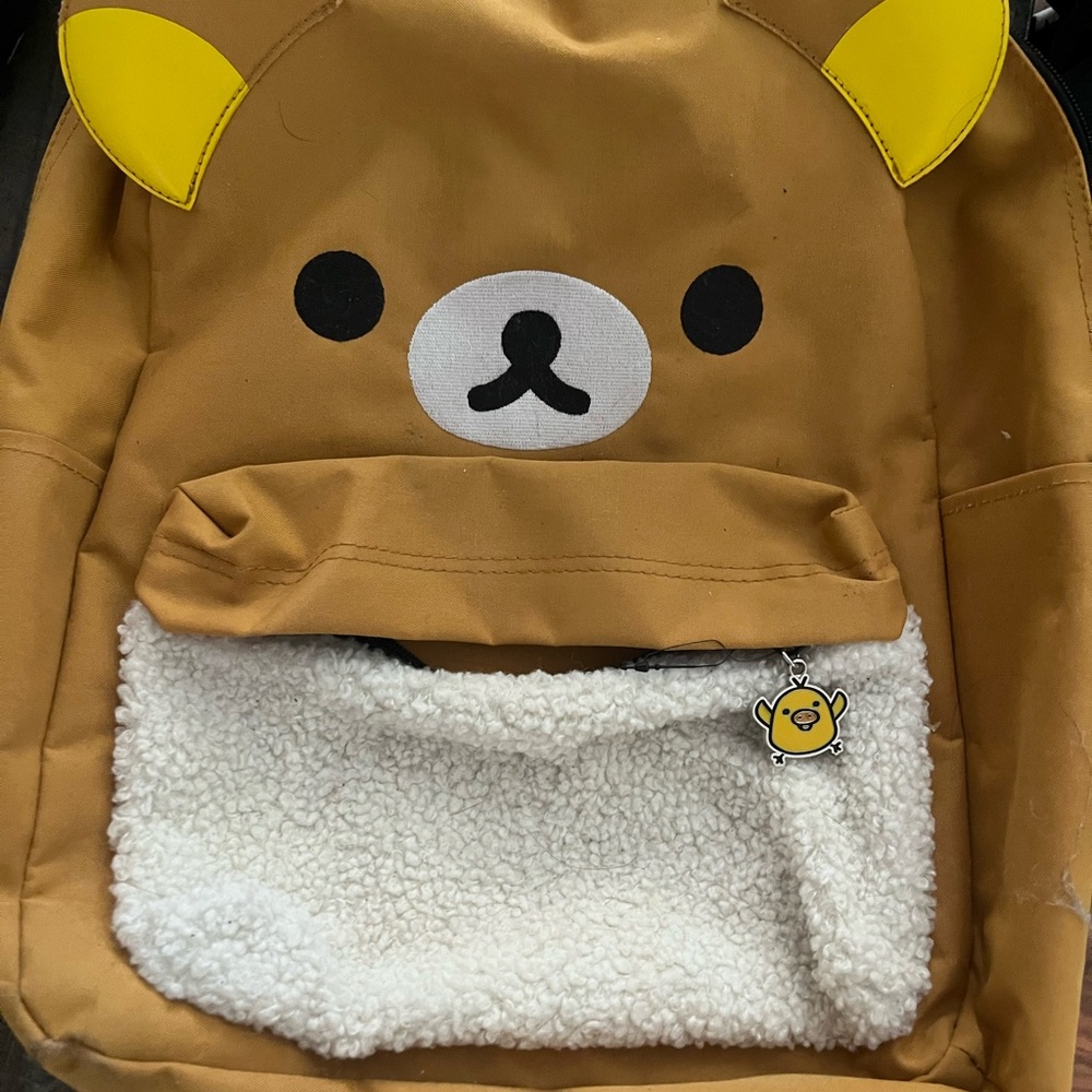 Hot Topic Bear Rilakkuma Backpack